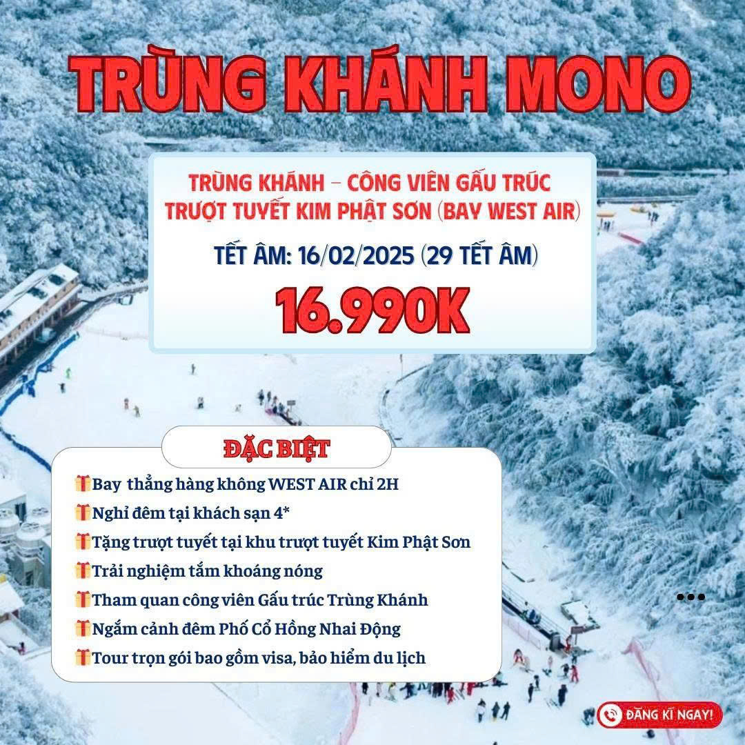 CHÙM TOUR MÙA ĐÔNG